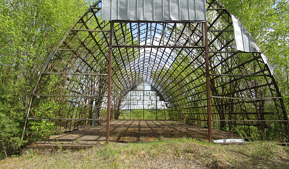 Ангар в аг. Княгинин (Мядельский район), площадью 348.8 м²