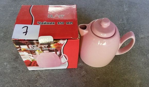 Набор керамический чайник с крышкой