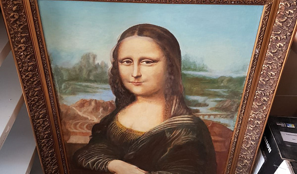 Репродукция картины "Мона Лиза"
