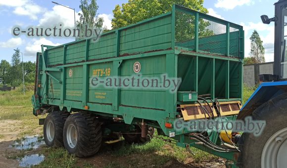 Машина для внесения твёрдых органических удобрений МТУ-18, 2019