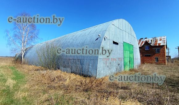 Арочный склад вблизи д. Мглё (Смолевичский район), площадью 671.1 м²