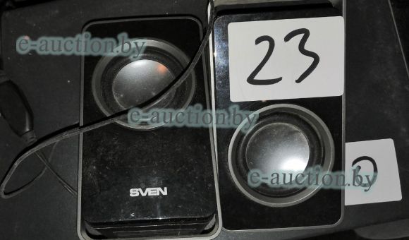 Колонки черного цвета (2шт.) №23