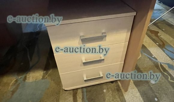 Тумба с 3-мя полками (светло-бежевая) №17