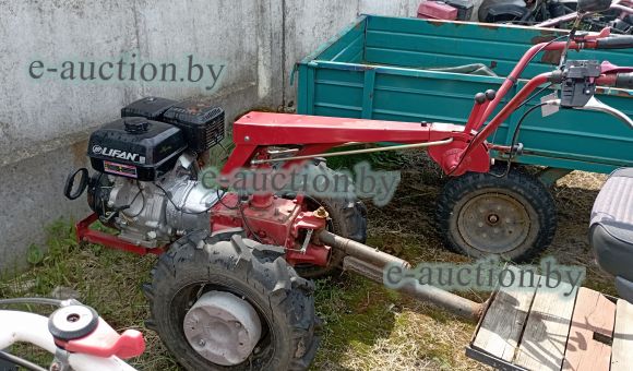 Мотоблок Belarus с прицепом
