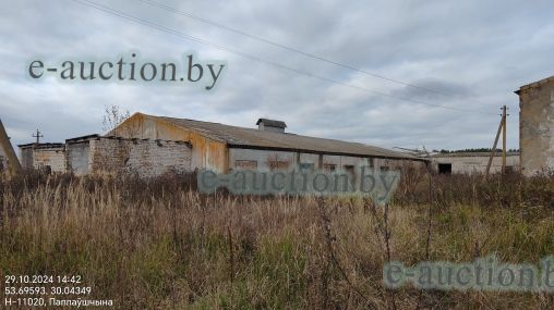 Молочный блок вблизи д. Поплавщина (Могилевский район) площадью 163.7м²