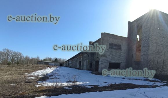 Здание склада витаминной муки вблизи гп Копаткевичи (Петриковский район), площадью 1294.4м²