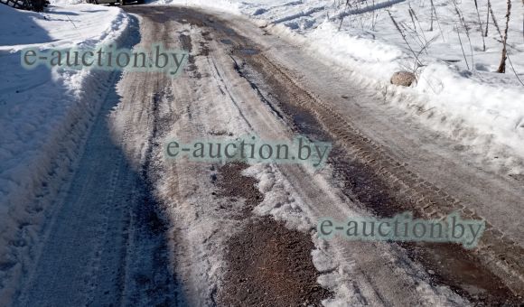 Проезжая часть в гп Плещеницы (Логойский район)