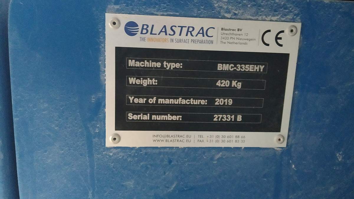 Купить Фрезеровально-зачистная машина BLASTRAC BMC-335 EHY, 2019: цена  19200 рублей