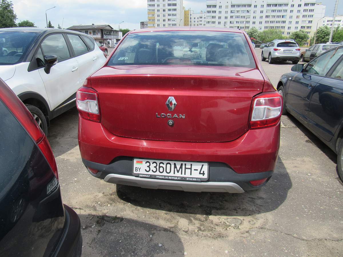 Купить автомобиль Renault Logan, 2019 г. в г. Гродно - цена 12900 рублей,  фото, характеристики.