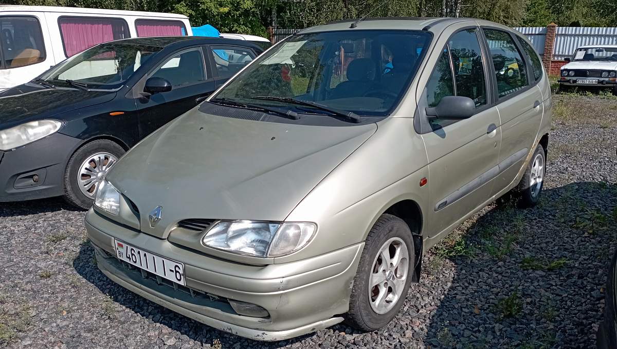 Купить автомобиль Renault Megane Scenic, 1998 г. в г. Могилев - цена 2480  рублей, фото, характеристики.