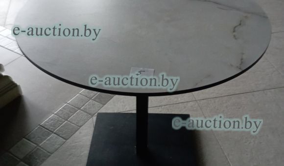 Стол круглый светлый (800мм) №5