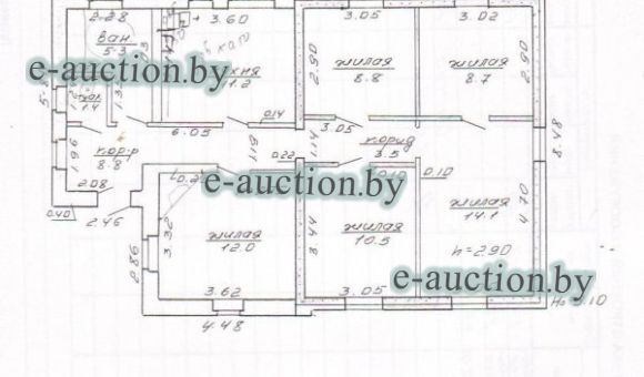 Жилой дом в аг. Ждановичи (Минский район), площадью 83.4м²