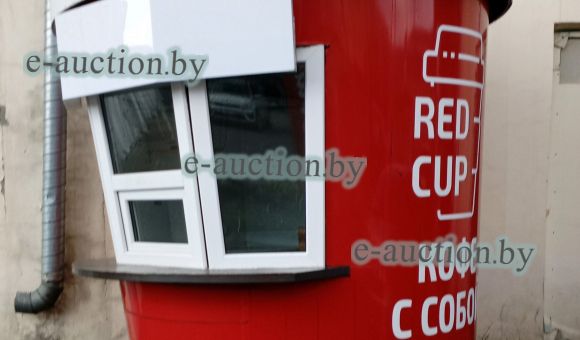 Киоск в форме кофейного стаканчика