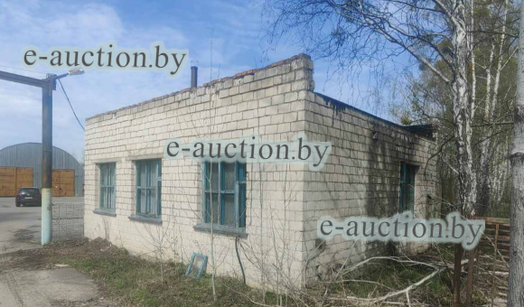 Кирпичное здание диспетчерской-сторожевой в д. Ивановка (Речицкий район), площадью 43.2м²