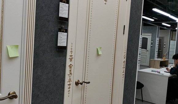 Дверь деревянная модель Палаццо 1 ДГ с дверной коробкой №3