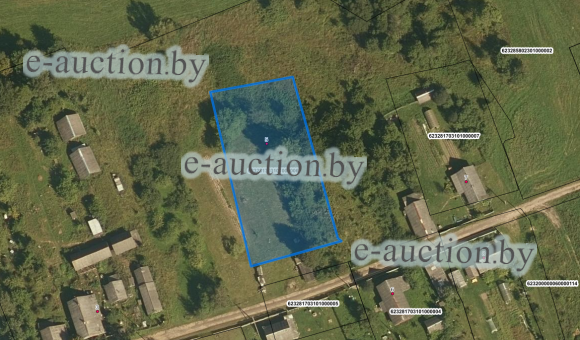Земельный участок в д. Замошье (Логойский район), площадью 0.1828 га 
