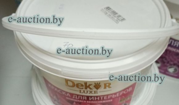 Краска DEKOR LUX для интерьеров 3кг