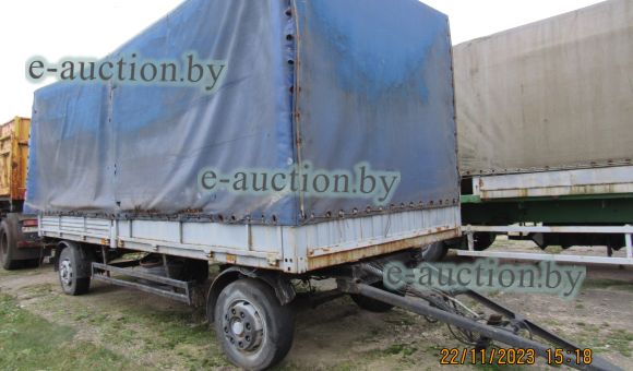 Прицеп грузовой бортовой тентовый MAZ 837300, 2010