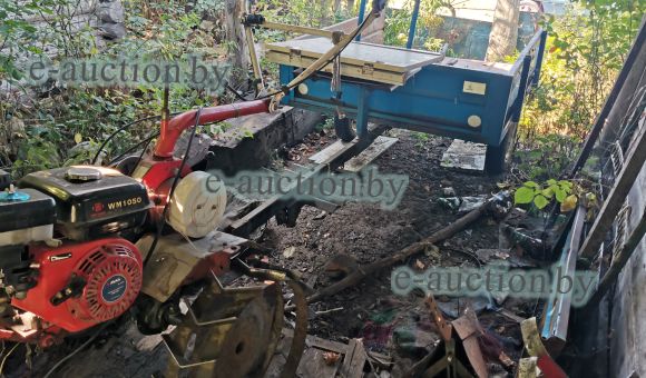 Мотоблок Weima 1050 c прицепом