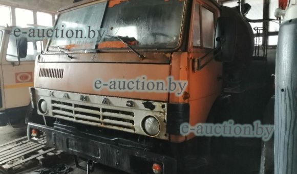 Автобетоносмеситель на базе КАМАЗ 5511, 1991