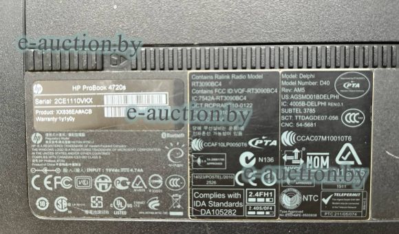 Ноутбук НР Pro Book 4720s