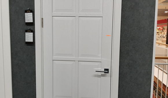 Дверь деревянная модель RX 8 ДГ с дверной коробкой №1