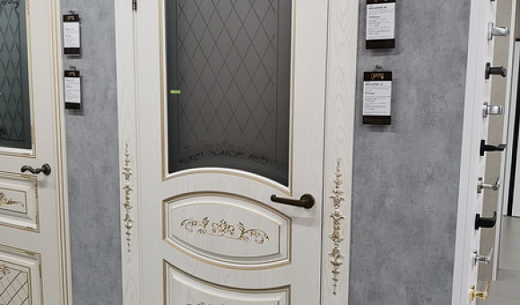 Дверь деревянная модель Византия ДО с коробкой №63