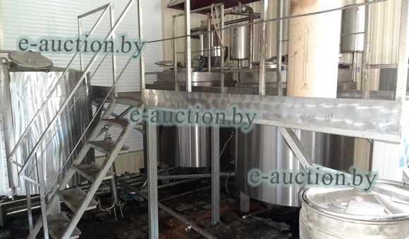 Площадка обслуживания котлов сироповарочных