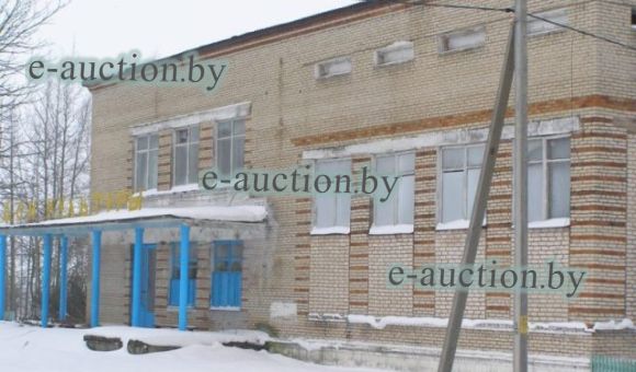 Капитальные строения: двухэтажное кирпичное здание сельского дома культуры с террасой