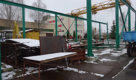 Площадка для складирования материалов на станции Калий-1, площадью 415м²