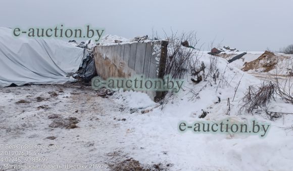 Сенажная траншея вблизи д. Слободка (Дрибинский район) площадью 1052.3м²