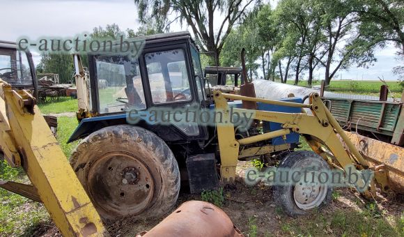 Экскаватор-погрузчик Амкодор 702 ЕА-01 на шасси Беларус 82П, 2008