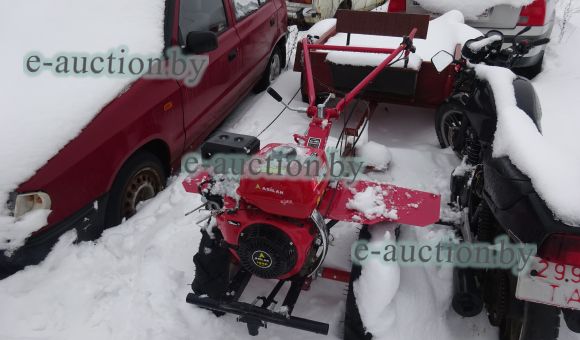 Мотоблок Asilak SL-106 с тележкой к мотоблоку "Старпони"