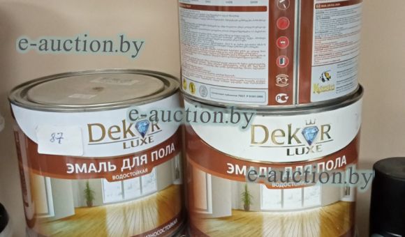 Эмаль для пола Dekor 1.8кг