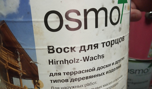 Воск для торцов OSMO