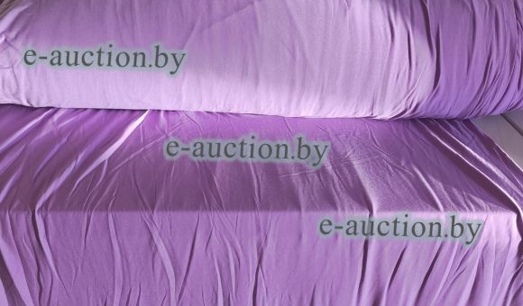Ткань, полотно трикотажное плотное, вискоза, сиреневый (рулон), 16 м.п.