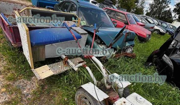 Мотоблок МТЗ 05 с прицепом 