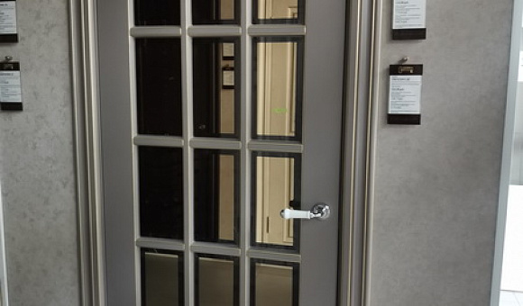 Дверь деревянная модель Мерано 4 ДО с коробкой №74
