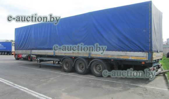 Полуприцеп бортовой тентовый МАЗ 975830 3021, 2011