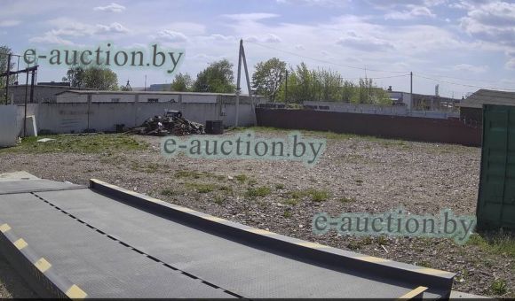 Площадка бетонная на ст. Калий (Солигорский район), площадью 608м²