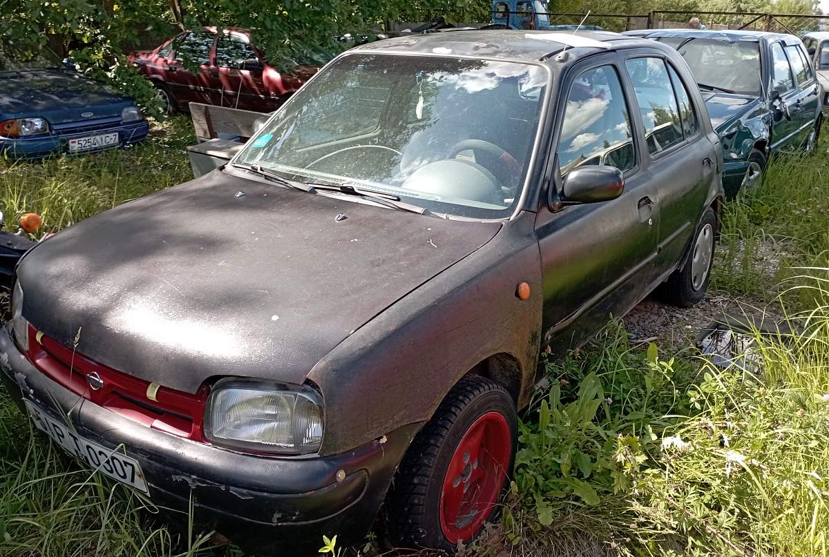 Купить автомобиль Nissan Micra, 1996 г. в г. Сенно - цена 3500 рублей,  фото, характеристики.