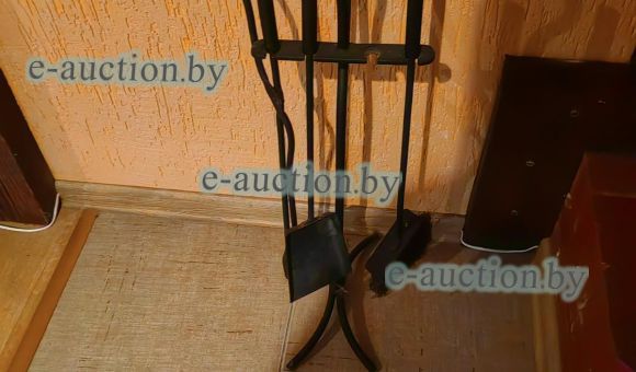 Кованая подставка для камина 