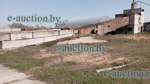 Здание растворобетонного узла в г. Рогачеве, площадью 171.8м²