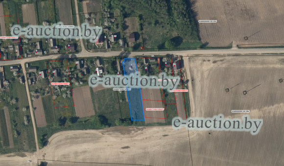 Земельный участок в д. Маглыши (Слуцкий район), площадью 0.2134 га