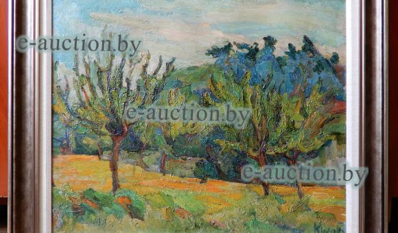 Живописное произведение Кикоина М. «Яблони»