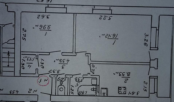 Квартира в д. Якимова Слобода, площадью 44м²