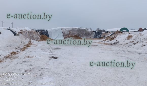 Сенажная траншея вблизи д. Слободка (Дрибинский район) площадью 743.5м²